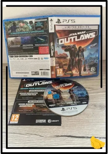 Star Wars Outlaws PS5 - Edition Limitée - Complet - Très Bon État - Envoi rapide - Garantie 6 mois