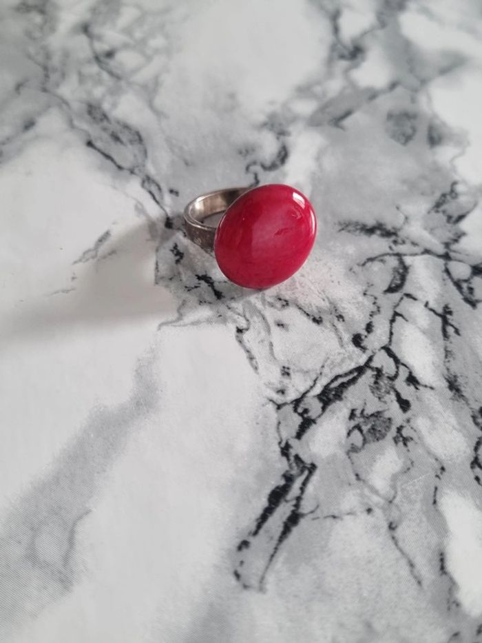 Bague ronde rouge - photo numéro 13
