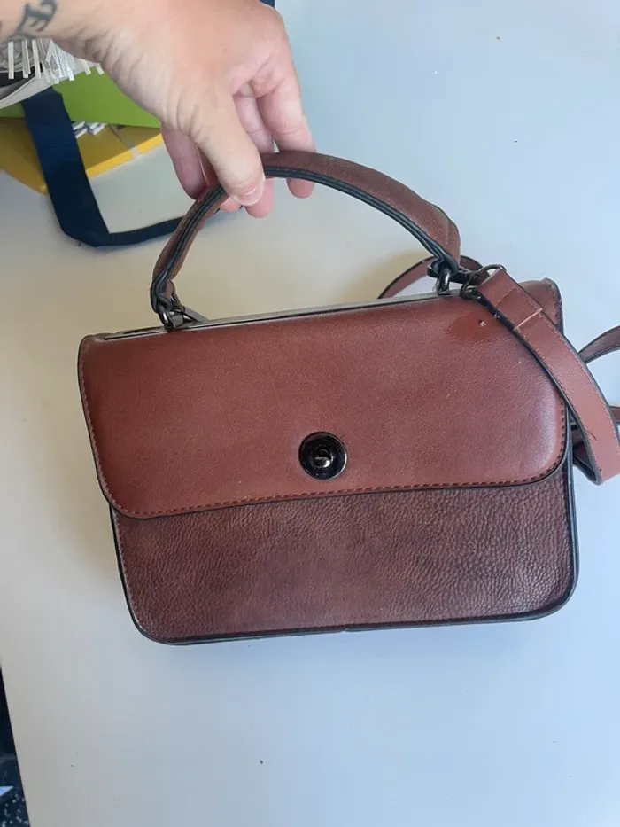 Sac bandoulière marron