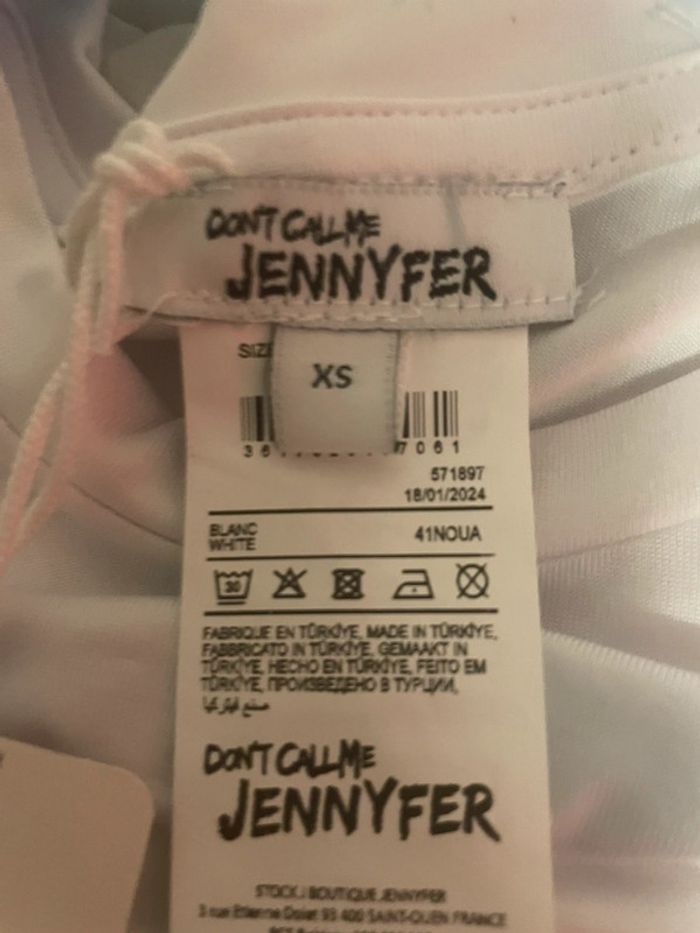 T-shirt blanc Jennyfer - photo numéro 3