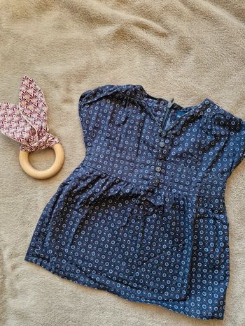 Robe bleue 6 mois