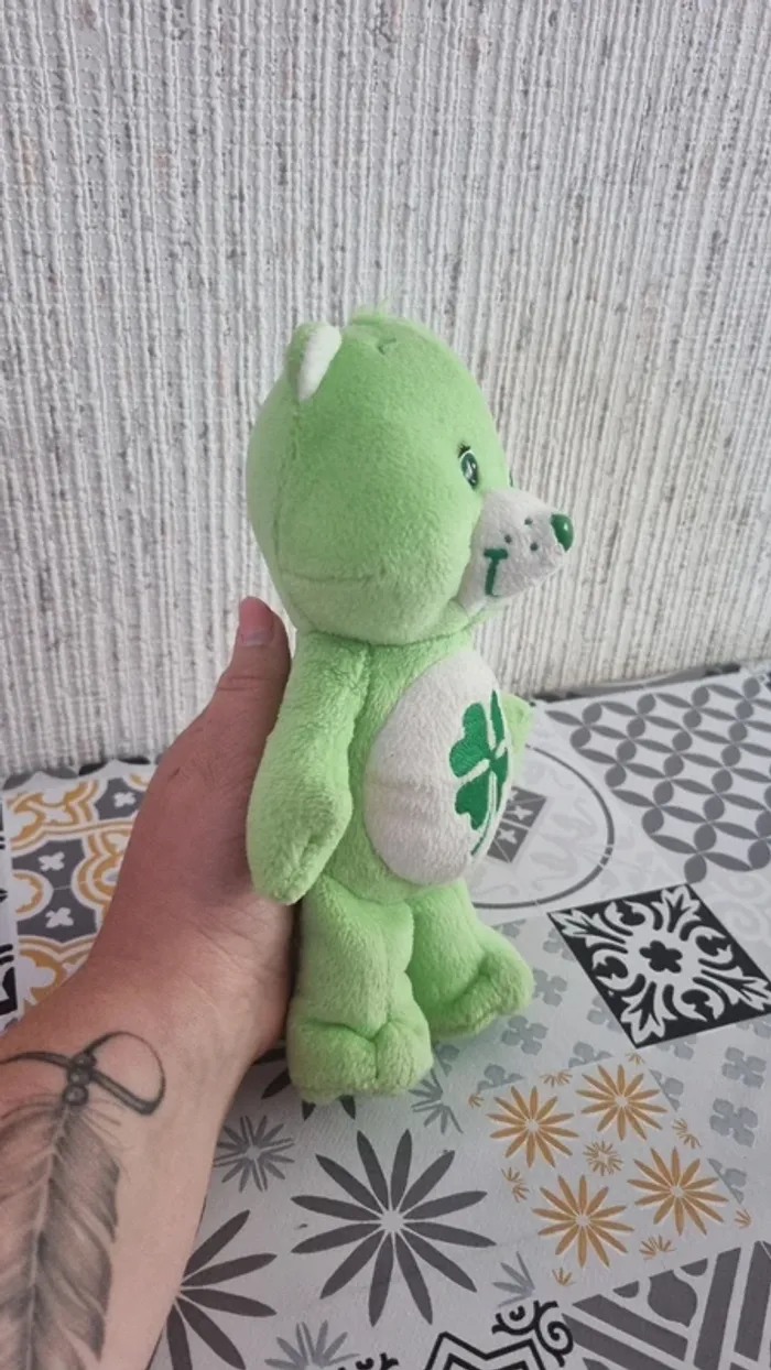 Peluche bisounours vert - photo numéro 8