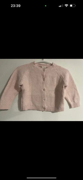 Gilet Bonton 6 mois fille