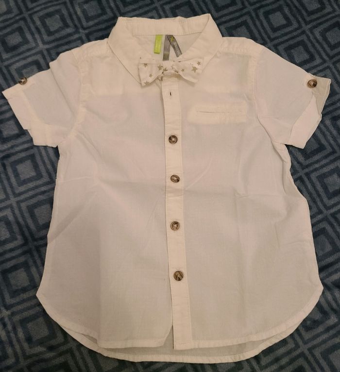 Chemise avec nœud pap 18mois