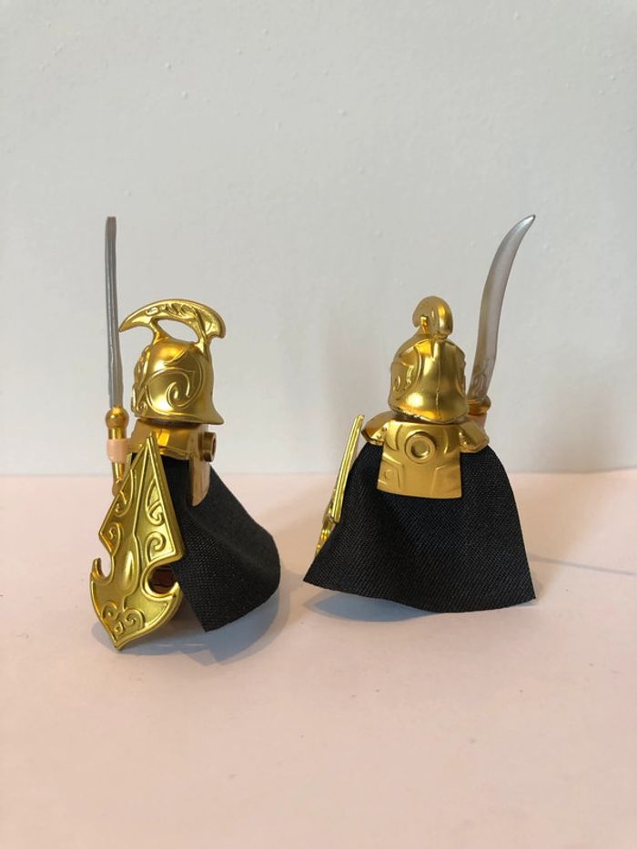 Figurine type lego 4soldats elfes. le seigneur des anneaux - photo numéro 3