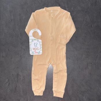 Pyjama beige unisexe Zeeman / 12 mois / Très bon état
