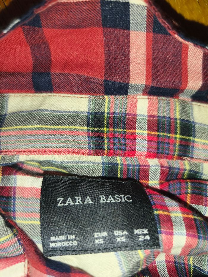 Chemise à carreaux Zara basics - photo numéro 3