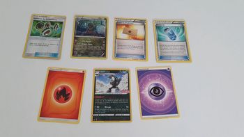 7 cartes Pokémon