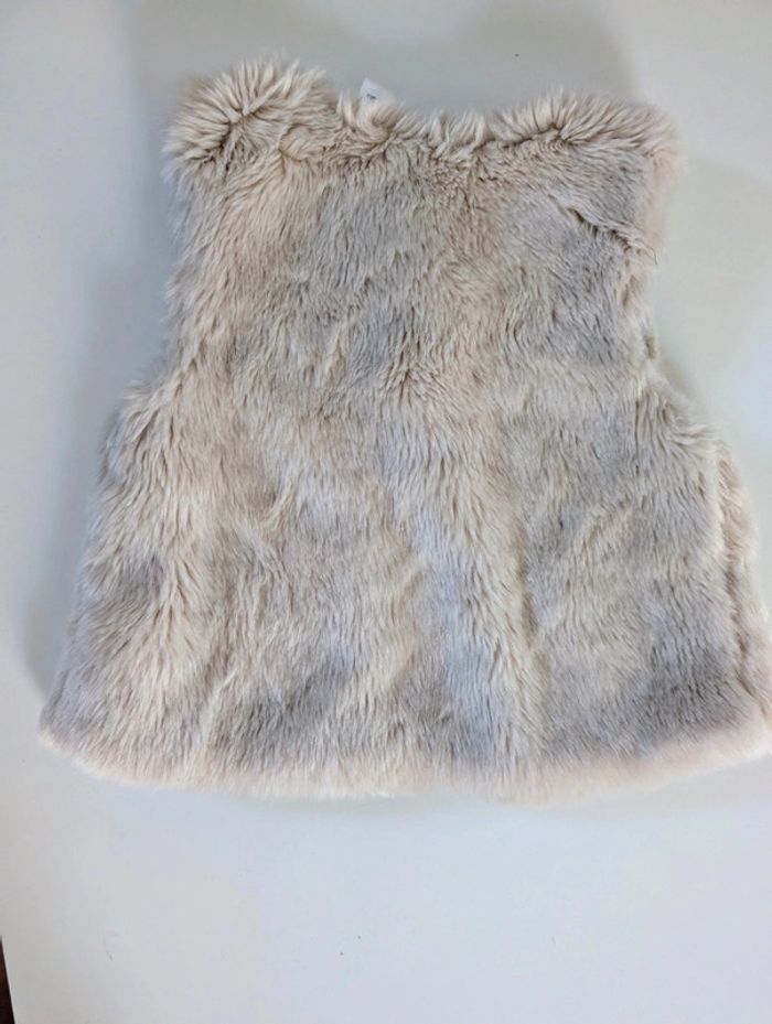 Gilet sherpa mouton fausse fourrure mixte Okaïdi 3 ans - photo numéro 4