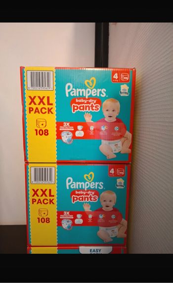 Pampers Baby-Dry pants Taille 4 – XXL Pack 120 couches neuves