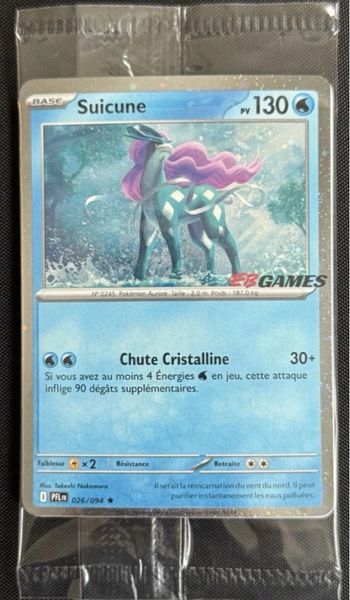 Suicune Fr promo ebgames français Me02