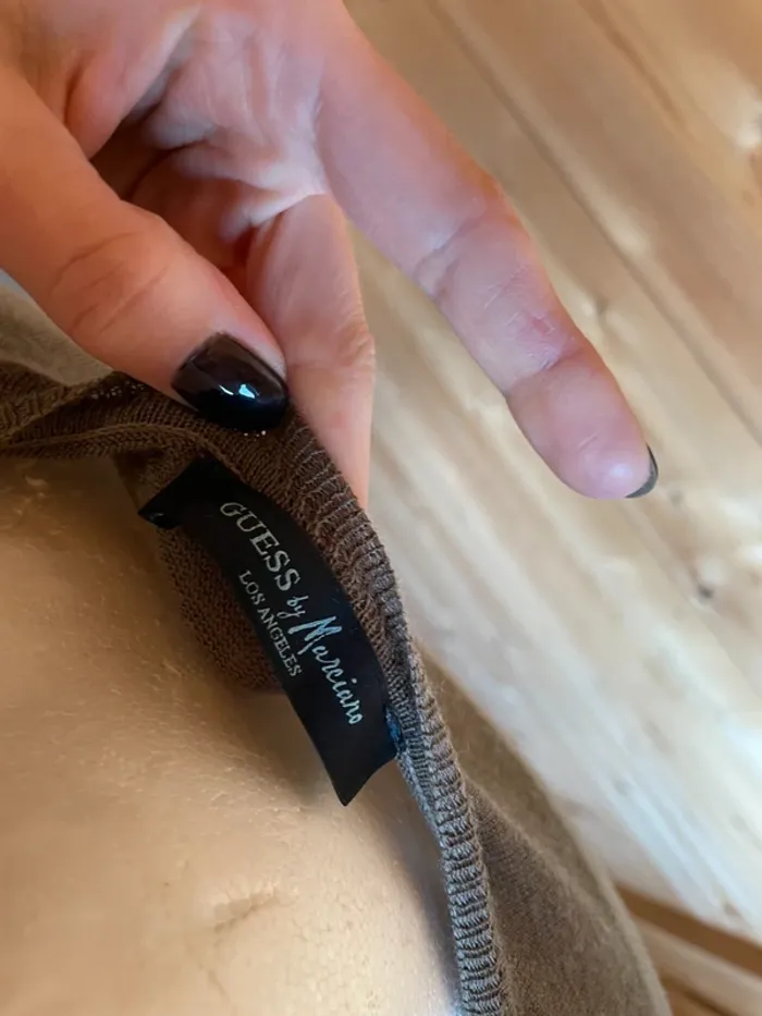 Robe GUESS marron glacé – 100% laine & soie – taille M (T2) - photo numéro 6