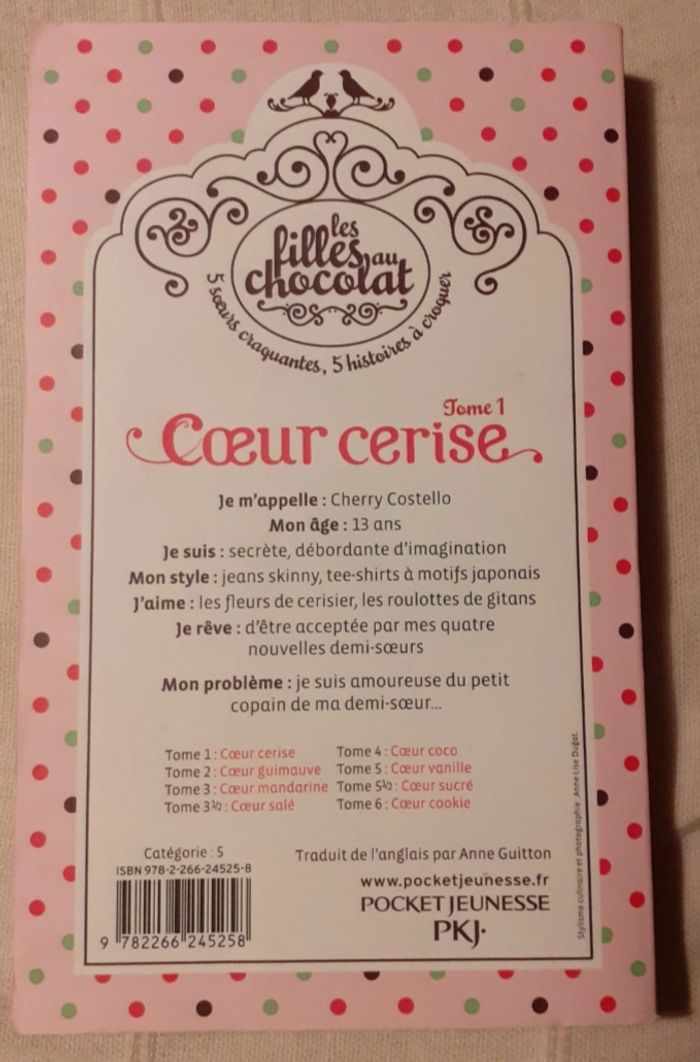 Livre coeur cerise - photo numéro 4