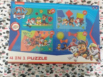 Boite 4 puzzles pat patrouille