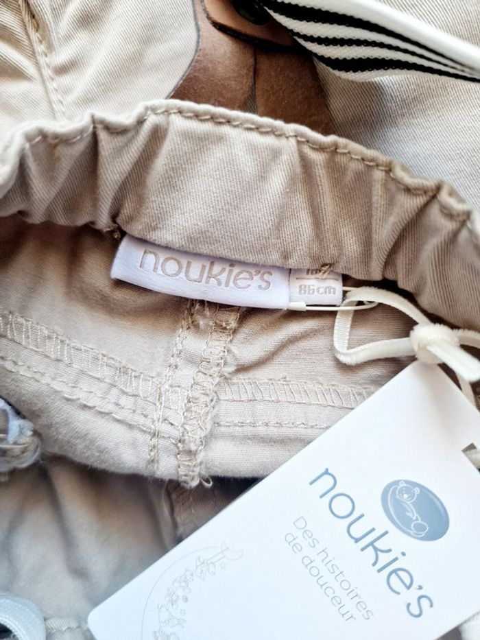 Noukie's - Short + bretelles - Beige - Neuf avec étiquette ! (18 mois) - photo numéro 4