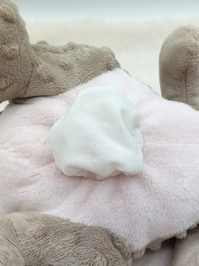 Doudou NOUKIE’S peluche dragon Victoria gris rose mauve 2011 27 cm pas hochet ! - photo numéro 8