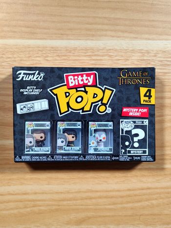 Bitty Pop! Game of Thrones - Famille Stark (Ned, Arya & Nymeria)