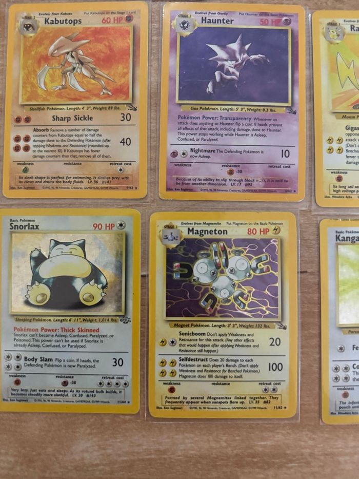 Lot carte Pokémon holographique wizard - photo numéro 5