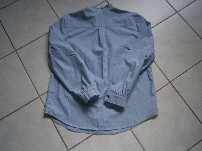 Chemisier ML rayé bleu/blanc PROMOD Taille 40 - photo numéro 6