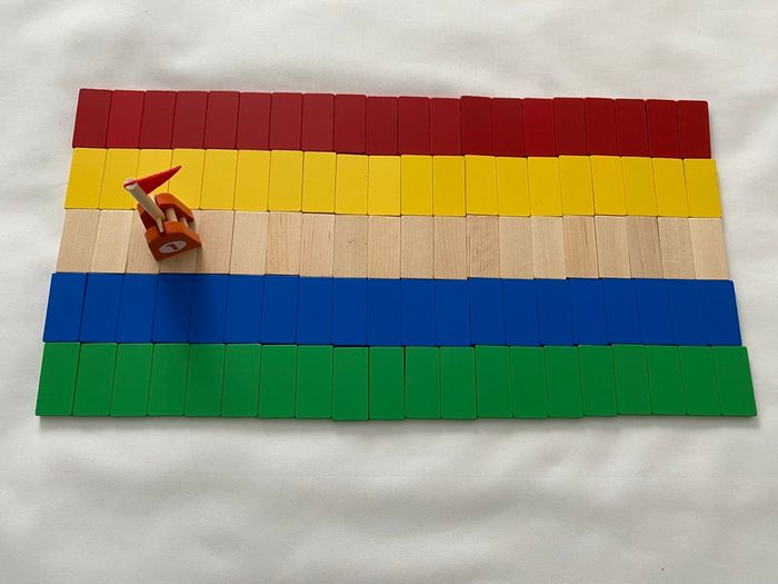 Jeu de domino en bois 100 pièces Buildibul - photo numéro 2