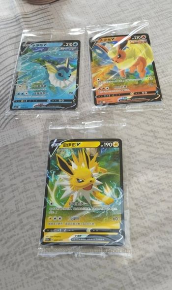 Lots de cartes Pokémon chinois 