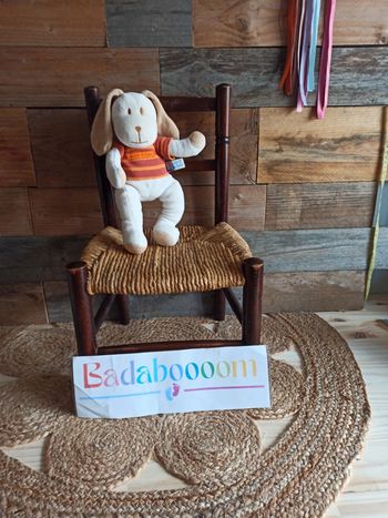 Doudou peluche chien sucre d'orge tbe