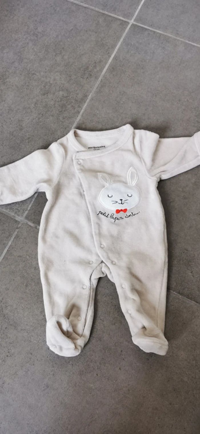 Lot de 5 babygros taille naissance - photo numéro 6