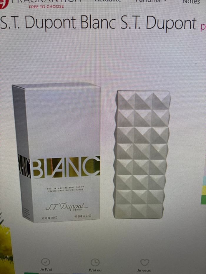 S.T.Dupont parfum: Blanc 100ml - photo numéro 4