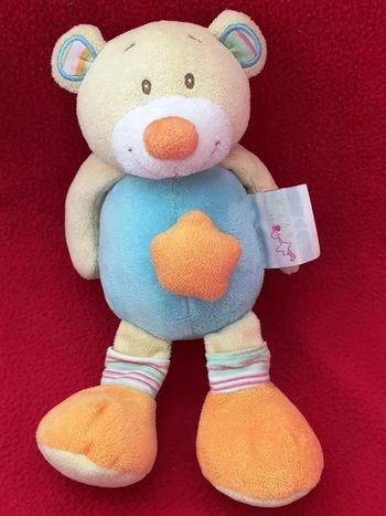 PELUCHE OURS MUSICAL - MANON ET VALENTIN