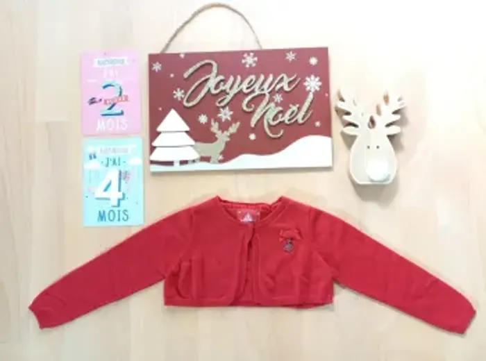 Boléro Noël Sergent Major 24 mois 🎄 - photo numéro 2