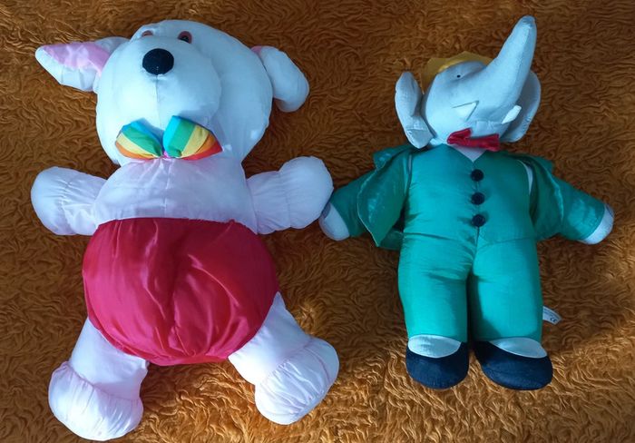 Lot de 4 peluches vintage style Puffalump – bon état - photo numéro 3