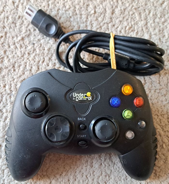 🎮 Lot de manettes et cable vidéo Microsoft Xbox fat 1ère génération - non testés - photo numéro 6