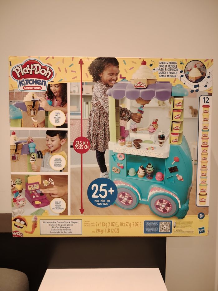 Camion de glace Play-Doh neuf – Pâte à modeler + accessoires – Super jeu créatif ! - photo numéro 3
