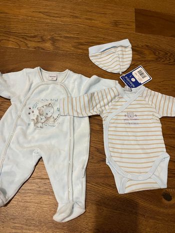 Pyjama body bonnet apporta 0mois