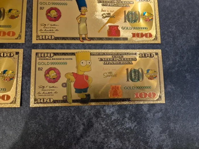 Billets OR à collectionner The Simpsons - photo numéro 6