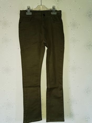 D2217 - jeans kaki garçon de 10 ans