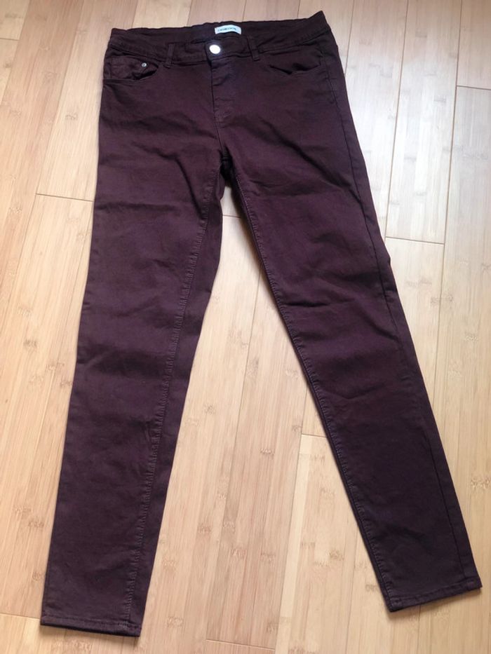 222 - pantalon cache cache chocolat - photo numéro 6