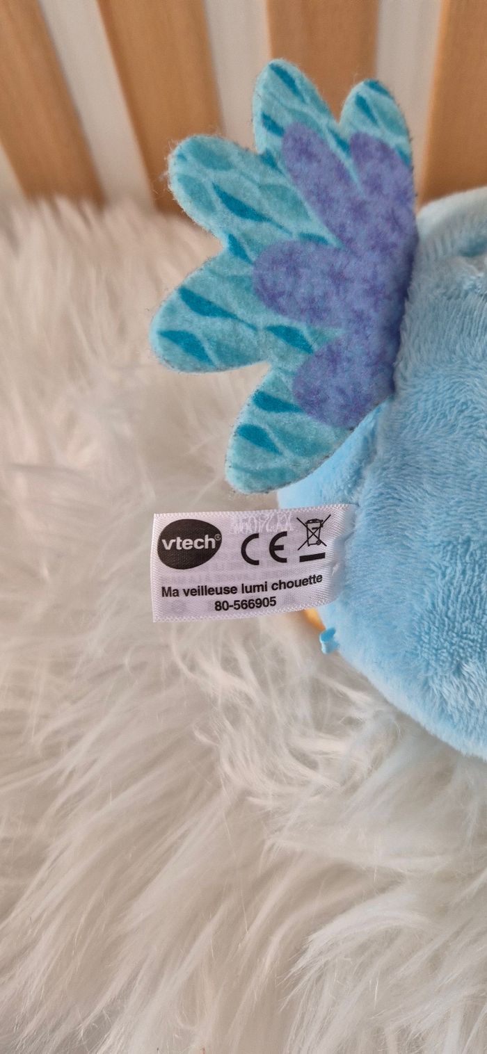 Veilleuse vtech lumi chouette bleu - photo numéro 3