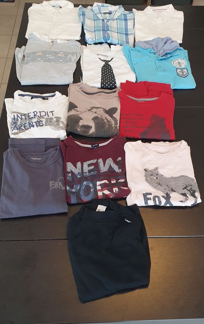 Lot de hauts manches longues en 10 ans