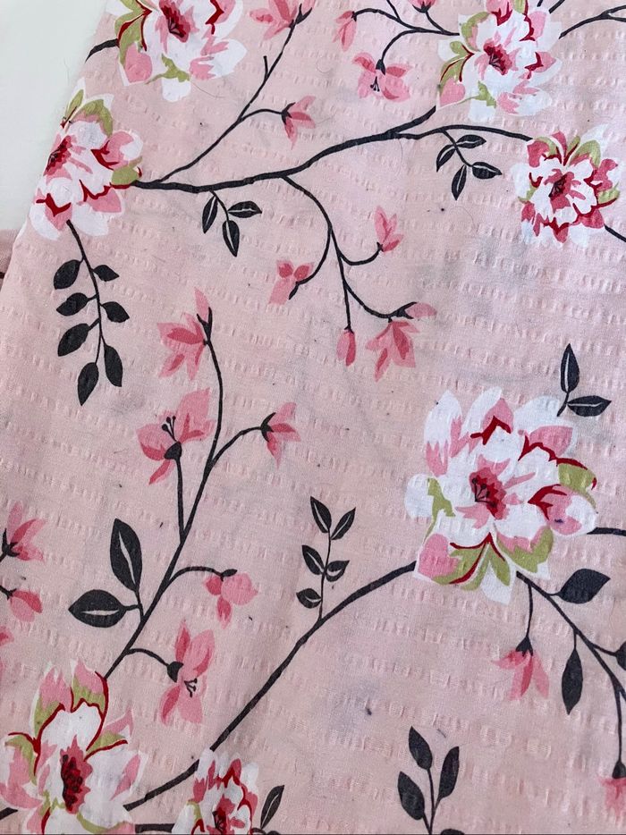 Parure de lit rose Fleurs de Cerisier en coton 🌸 - photo numéro 9