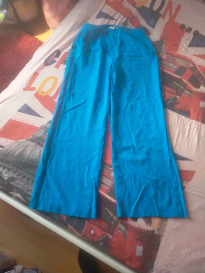 #Magnifique pantalon large peu porté - photo numéro 2