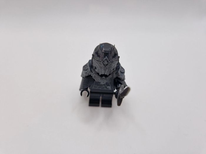 Figurine type lego Nazgul custom 3d résine et peint seigneur des anneaux - photo numéro 5