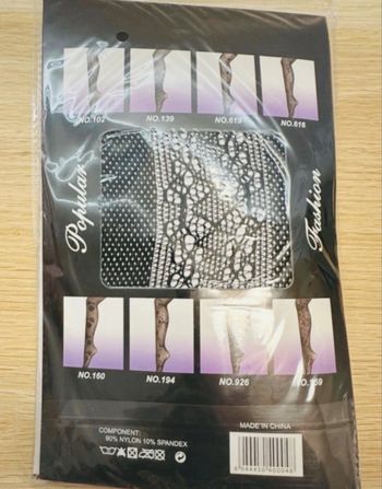 🌼 collants noir dentelle sur le côté 🌼