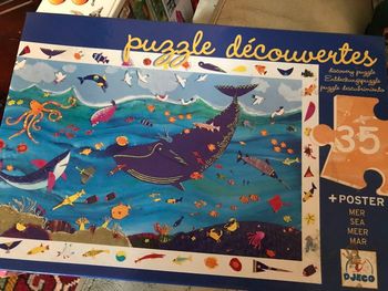 Puzzle découverte mer Djecco 3-5 ans