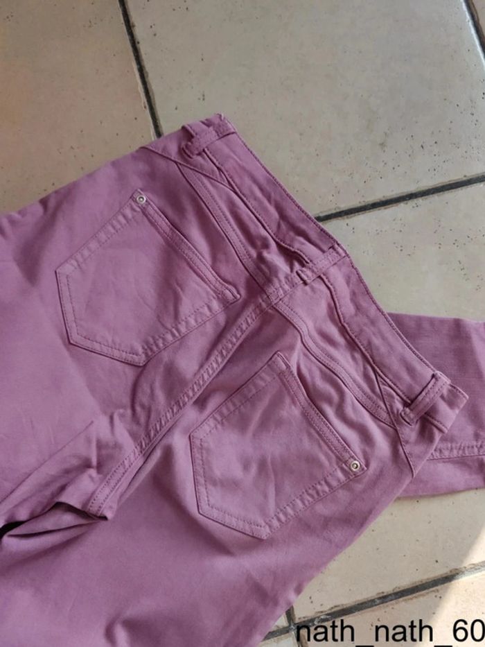 Jeans skinny rose - photo numéro 4