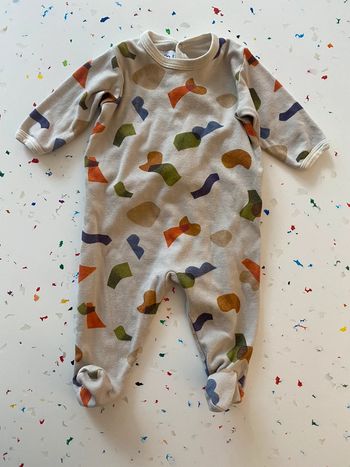 Pyjama motif abstrait Petit Bateau 3 mois