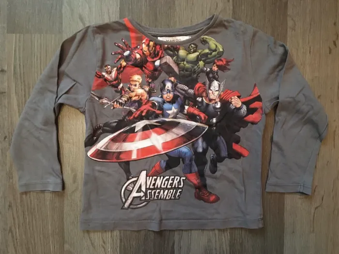 T-shirt manches longues Avengers 3/4 ans 104 cm