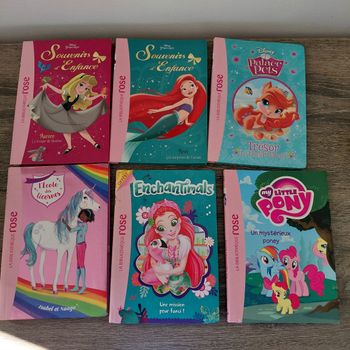 Bibliothèque rose - Lot de 6 livres 6-8 ans