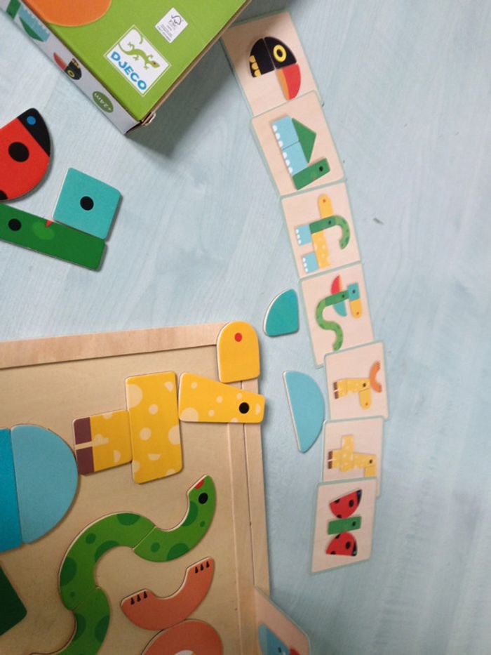 Atelier animaux magnétiques Montessori en bois geobasic - photo numéro 4