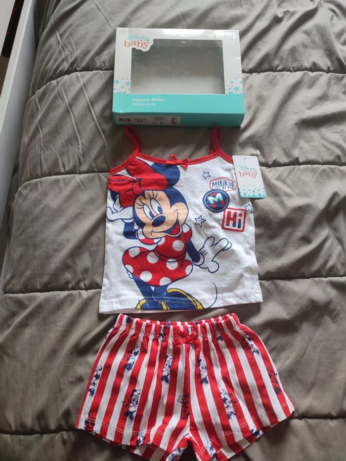 Ensemble Minnie 12 mois